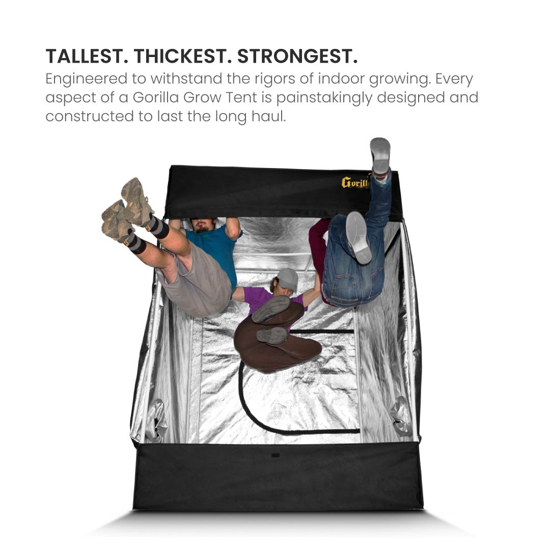 Gorilla Grow Tent 4' x 4' Hanging People