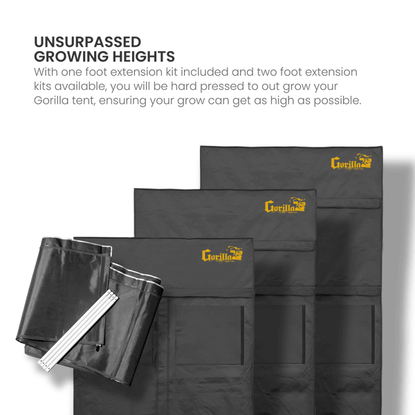 Gorilla Grow Tent 5 x 5 Extension Kits