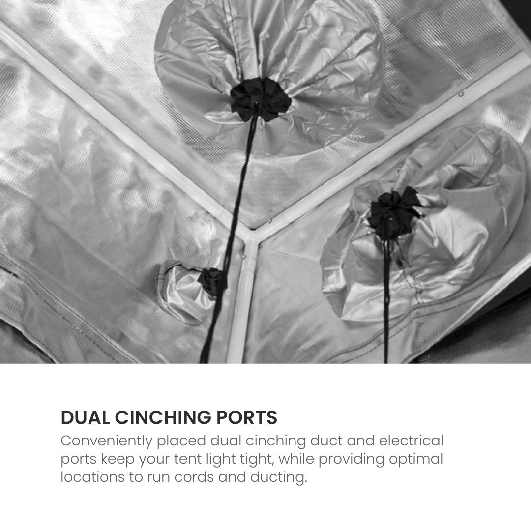 Gorilla Grow Tent 4' x 4' Dual Port