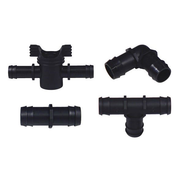 EcoPlus (Hydro Flow) Barbed Connectors - 3/4 inch Tee (10 Pack)