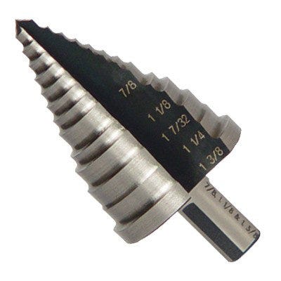 Conical Drill Bit -- 7/8" to 1-3/8"
