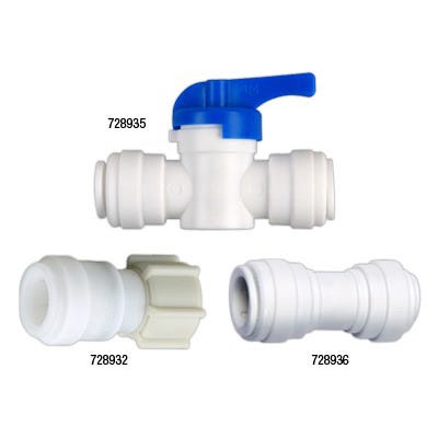 Hydro-Logic Quick Connect Union Connector for Merlin GP RO/Tall Blue -- 1/2"