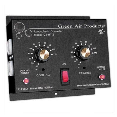 Green Air Products Independent Cooling & Heating Thermostat w/4 Outlets - Model CT-HT-2