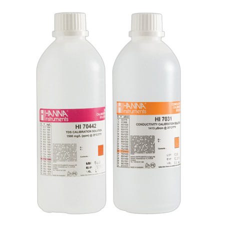 Hanna 1413 uS-CM Calibration Solution -- 16 oz