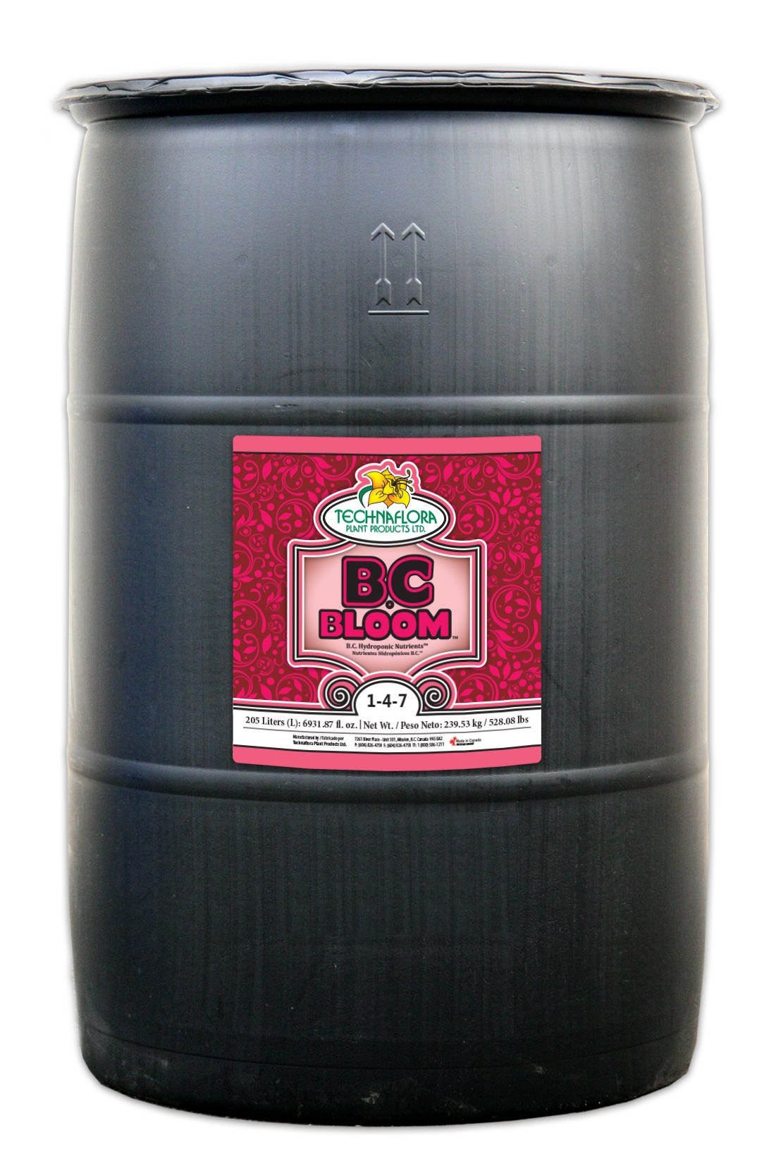 Technaflora B.C. Bloom 1 - 4 - 7 -- 55 Gal