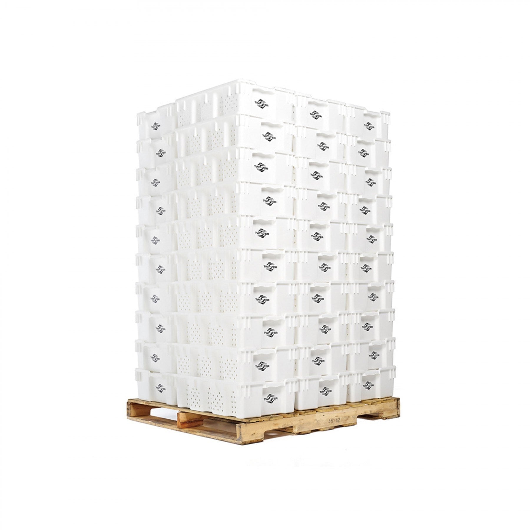 Twister Stackable Handling Tray - 100/Pack (Pallet)