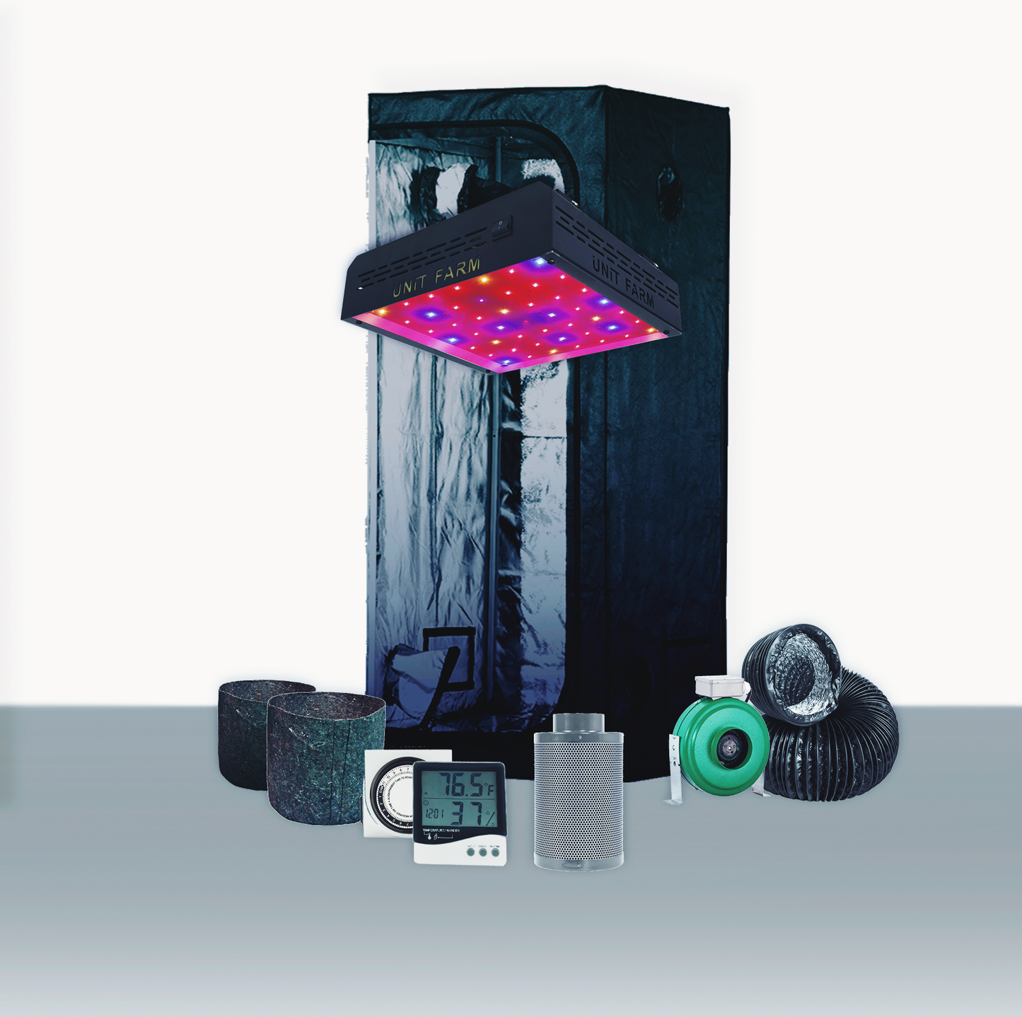 2' x 2' Grow Room 100W UFO LED Coco Complete Grow Tent Package