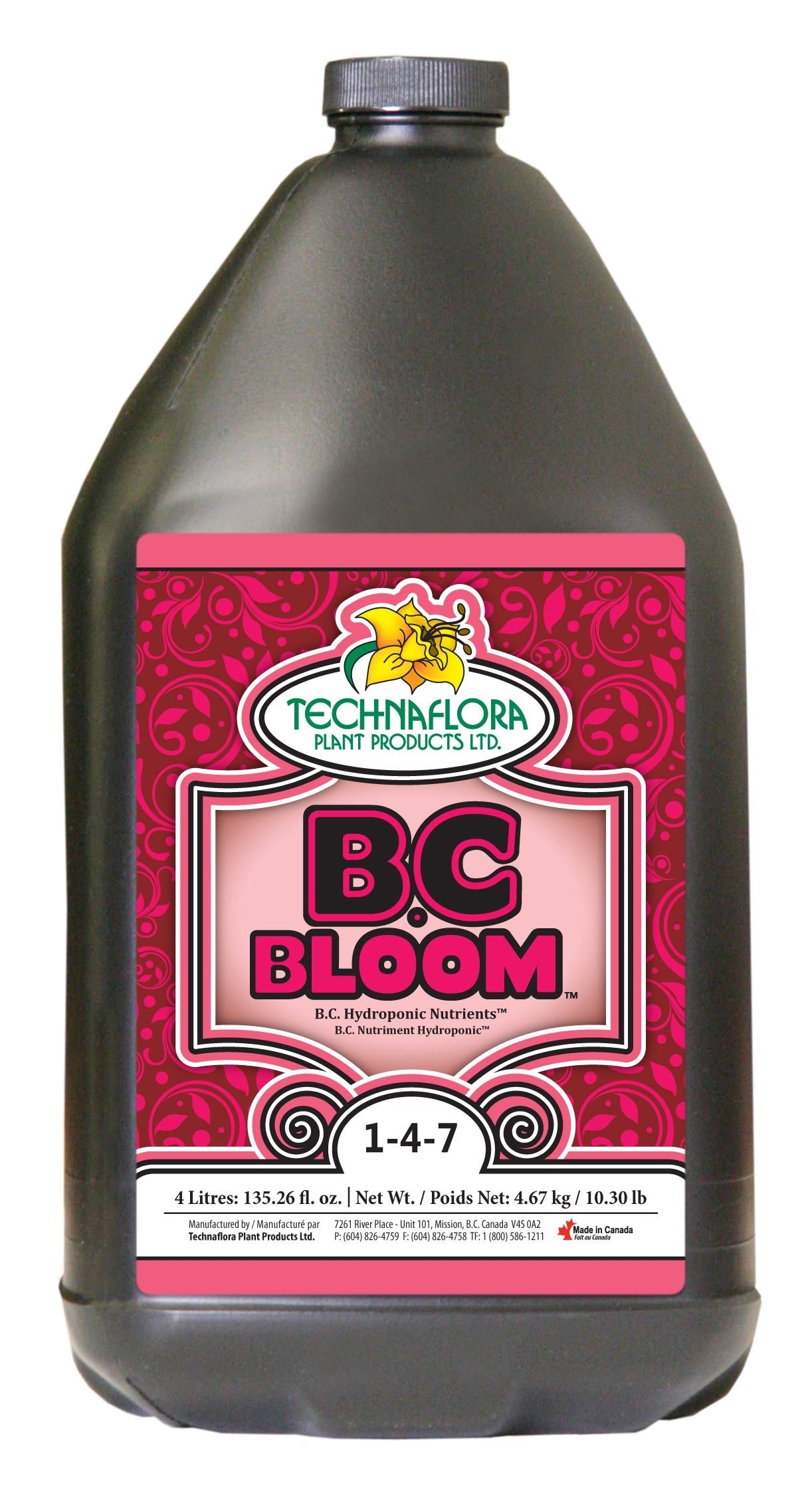 Technaflora B.C. Bloom 1 - 4 - 7 -- 4 L