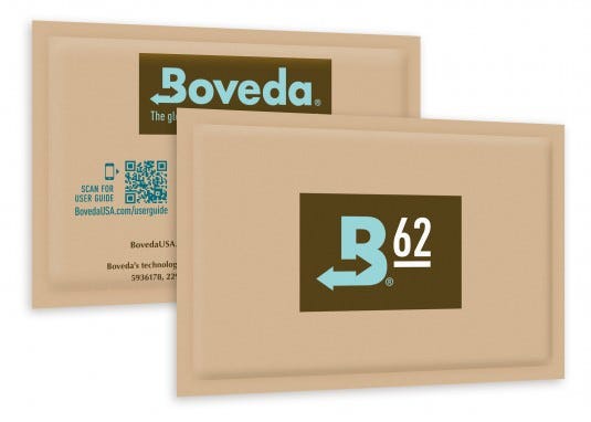 Boveda 62% Humidity Control 67g Replacement Pak for Cvault pack of 6