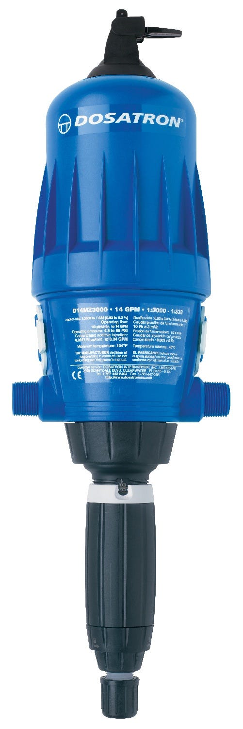 Dosatron Water Powered Doser 14 GPM 1:3000 to 1:333