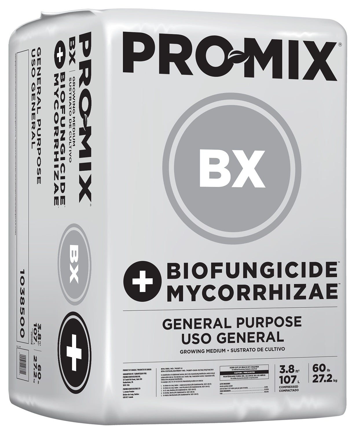 Premier Tech Pro-Mix BX BioFungicide + Mycorrhizae 3.8 cu ft