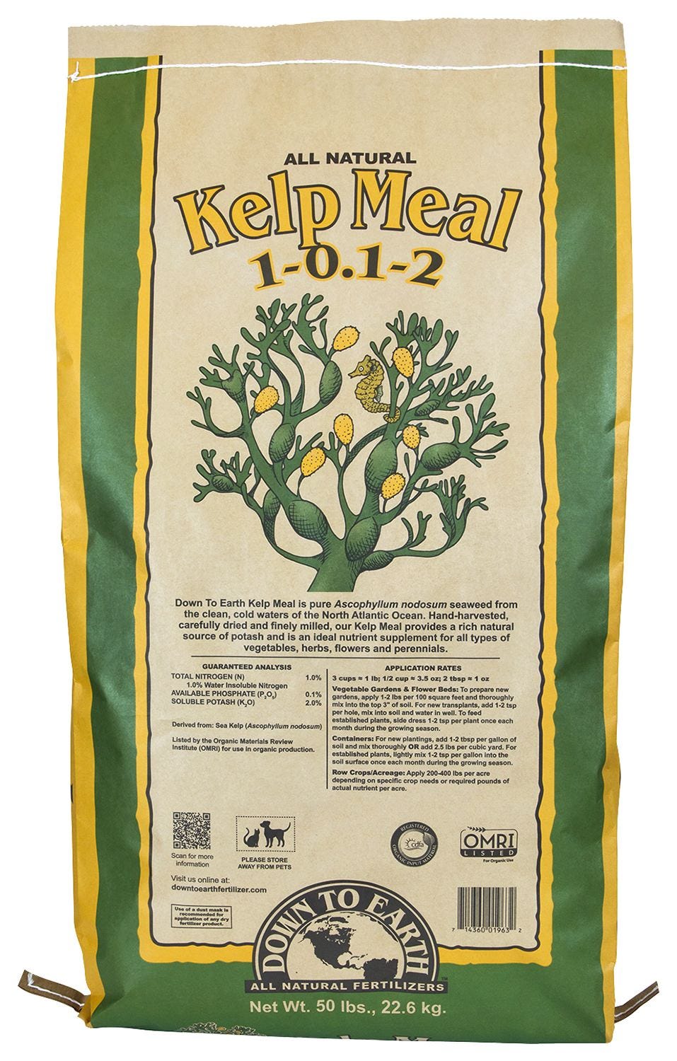 Down To Earth Kelp Meal - 50 lb