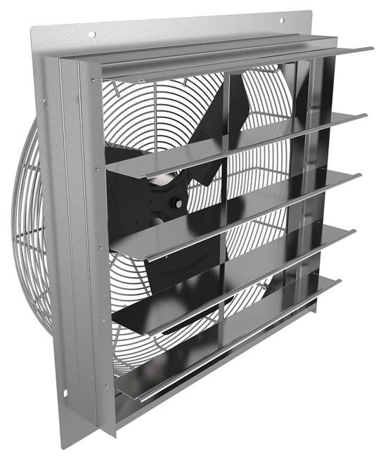 Fantech 36 in Shutter Mounted Exhaust Fan 8058 CFM