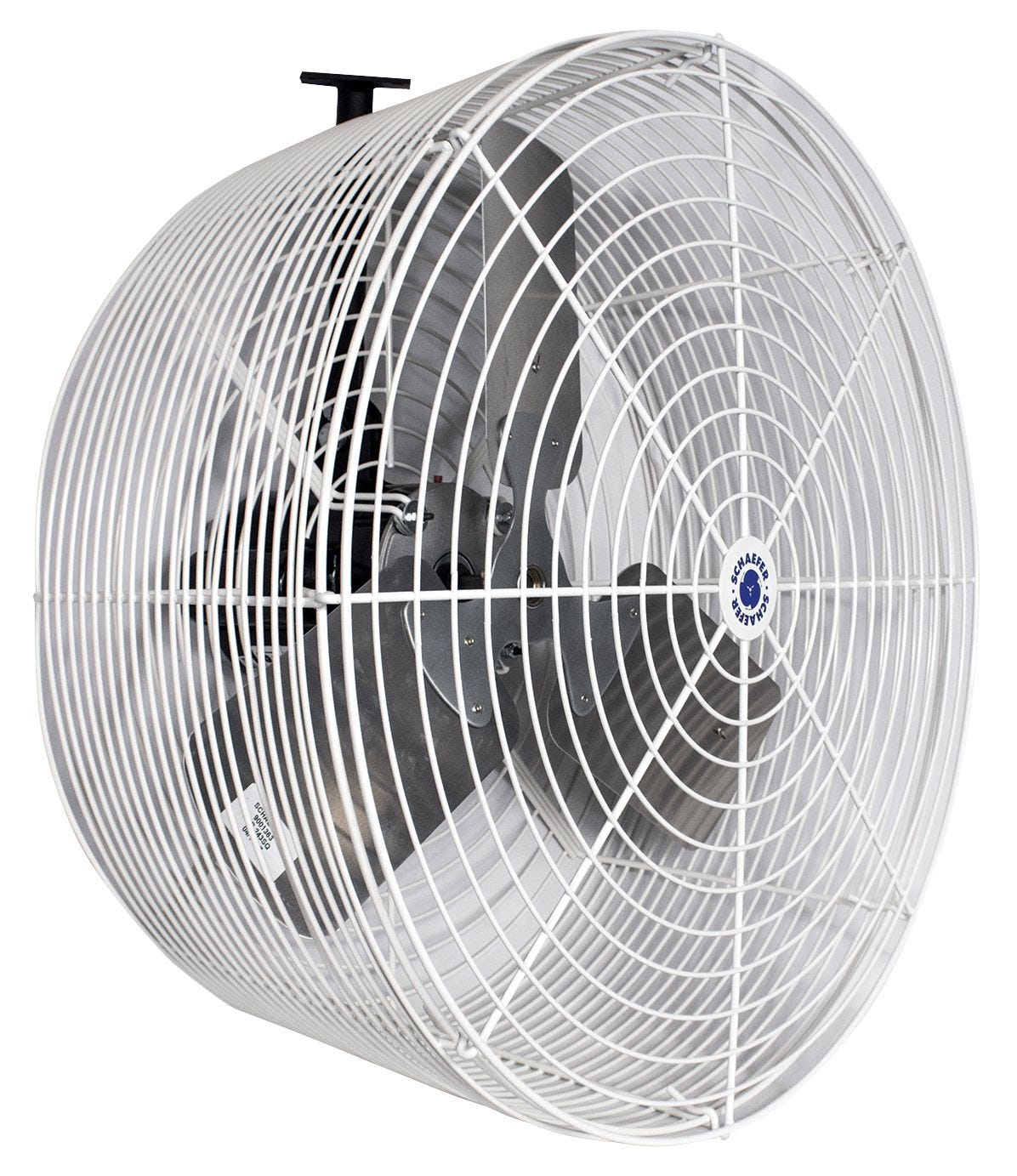 Schaefer Versa-Kool Circulation Fan 24 in w/ Tapered Guards, Cord & Mount - 7860 CFM