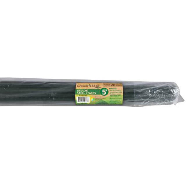 Grower's Edge Deluxe Steel Stake 7/16 in Diameter 5 ft (20/Bag)