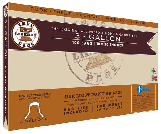 True Liberty 3 Gallon "Turkey" Bags 18 in x 20 in (100/pack)