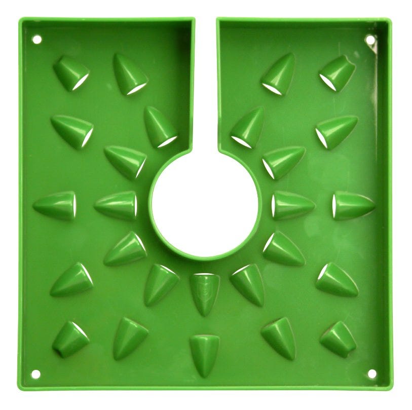 FloraFlex 6" FloraCap 3.0 Top Feed Dripper for Rockwool Cubes