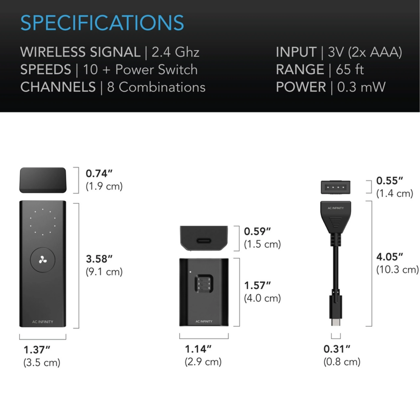 AC Infinity CONTROLLER 63 specifications