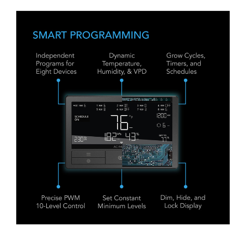 AC Infinity CONTROLLER 69 PRO smart programming