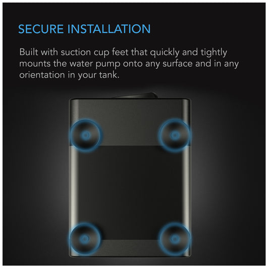 AC Infinity Submersible Water Pump secure installation