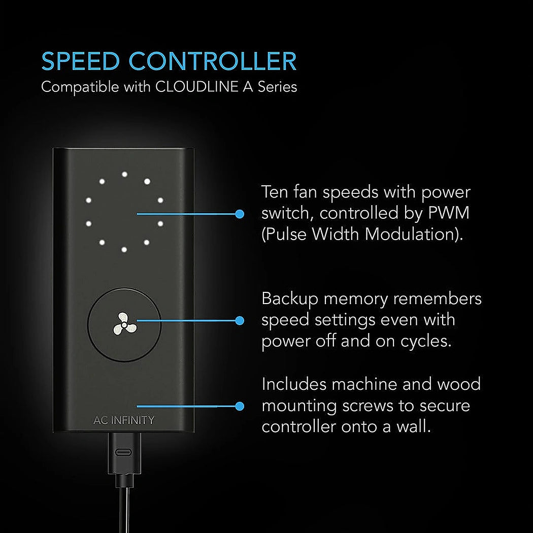 Ac Infinity Air Filtration Kit PRO 6in controller