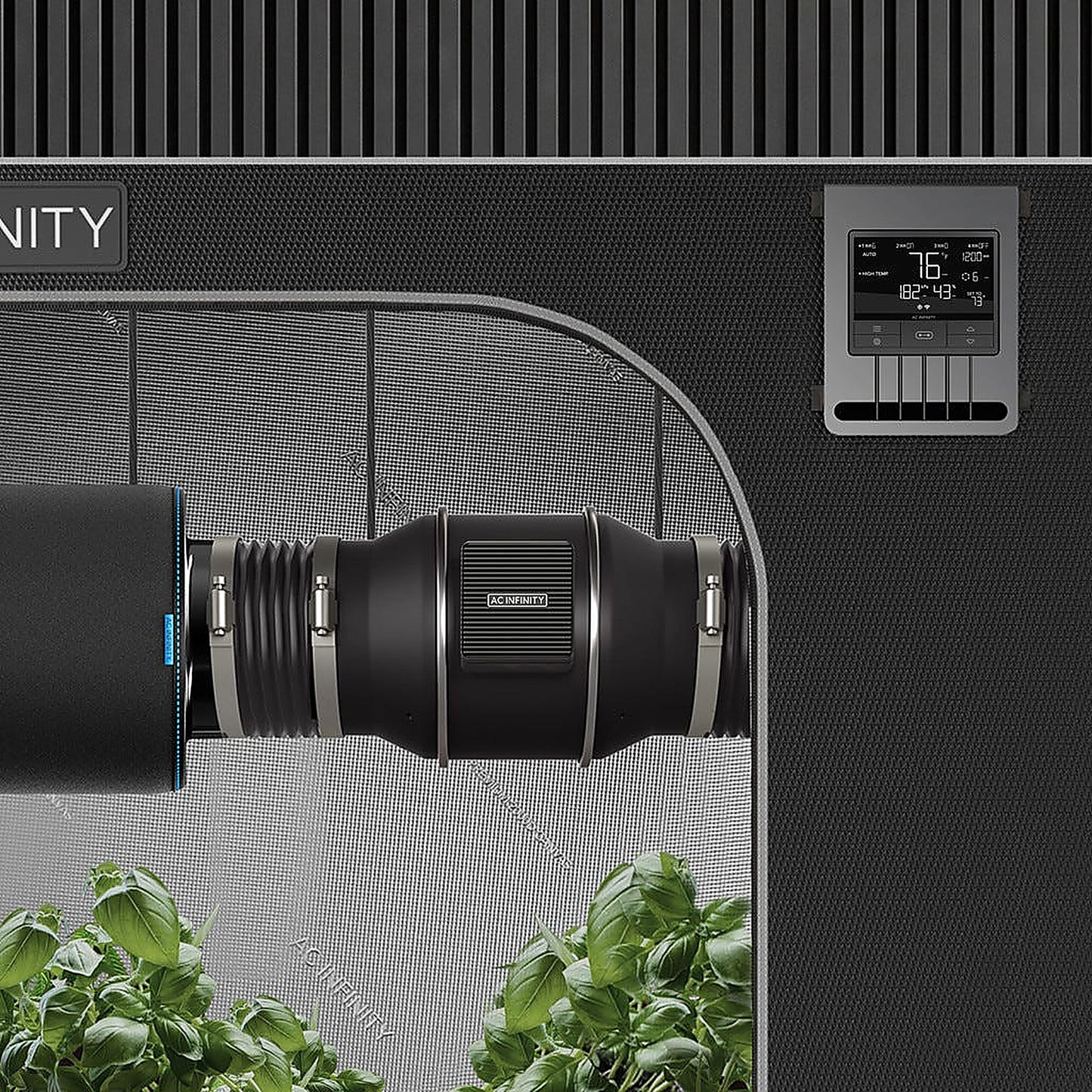 Ac Infinity Air Filtration Kit PRO 6in in action (2)