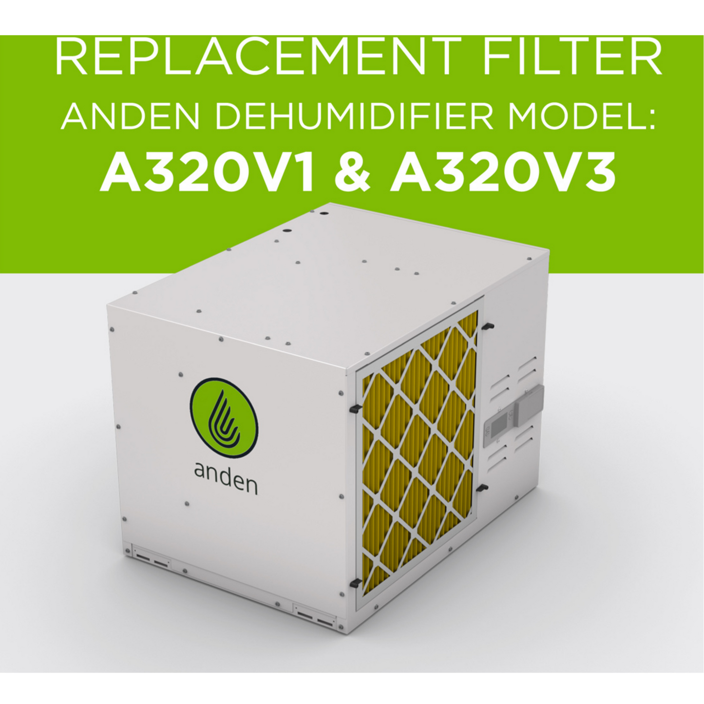 Anden 5813 Replacement Filter for Anden Dehumidifier Model A320V1, A320V3