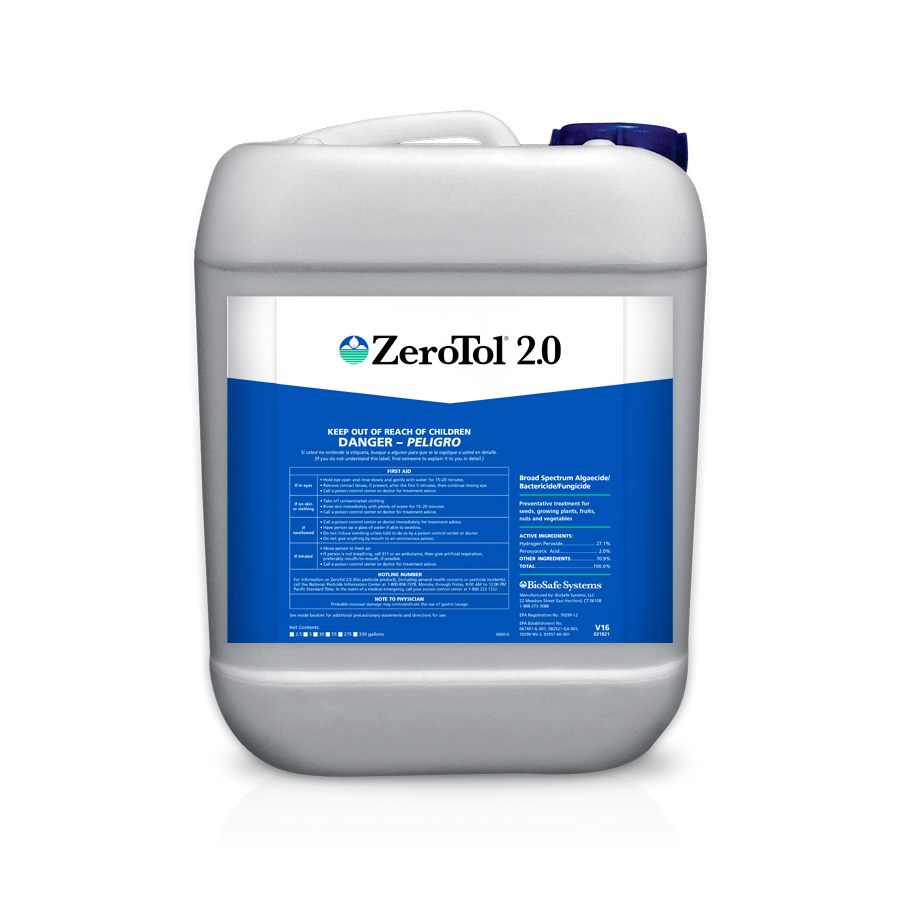 BioSafe Systems ZeroTol 2.0 Greenhouse/Nursery/Turf 30 gal *HAZ*