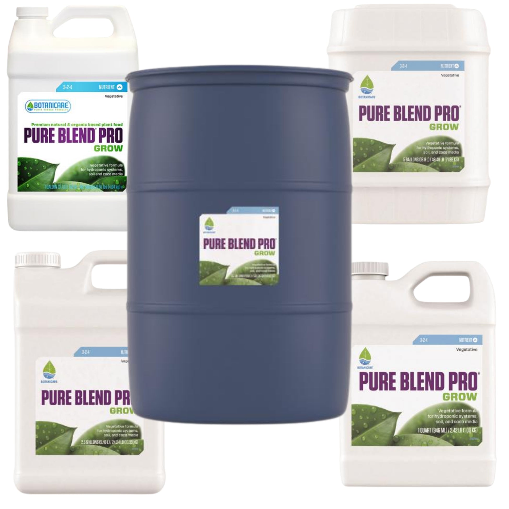 Botanicare Pure Blend Pro Grow 55 Gallon family