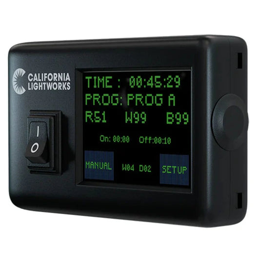 California LightWorks SolarSystem Touchscreen Controller display