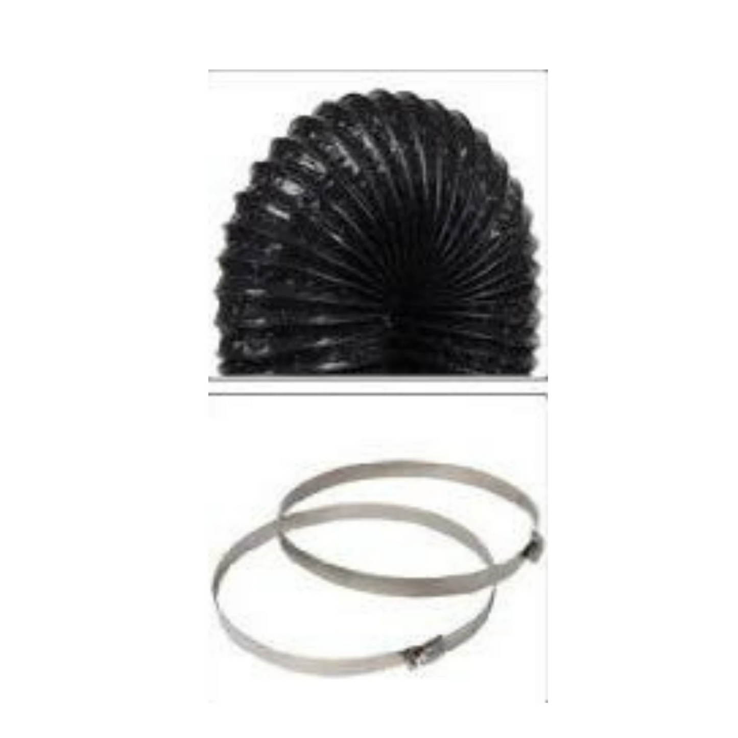 Common Culture Black Lightproof Ducting w_Clamps