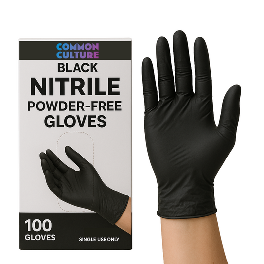 Common Culture Black Nitrile glove box