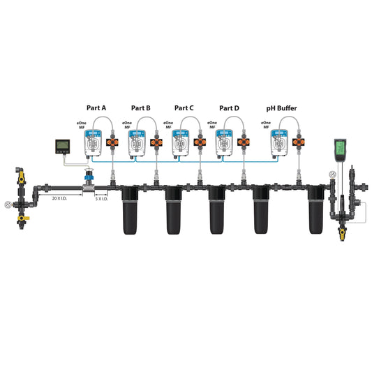 Dosatron LoFlo Series Nutrient Delivery System  - 34 in Mixing Chamber Sleeve how to use