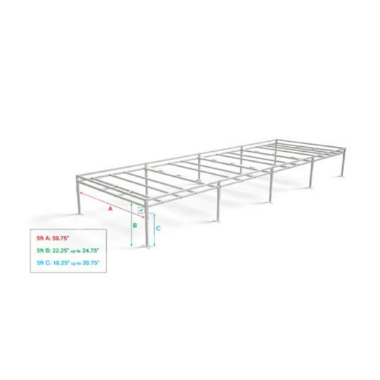 Fast fit continuous bench 5ft width