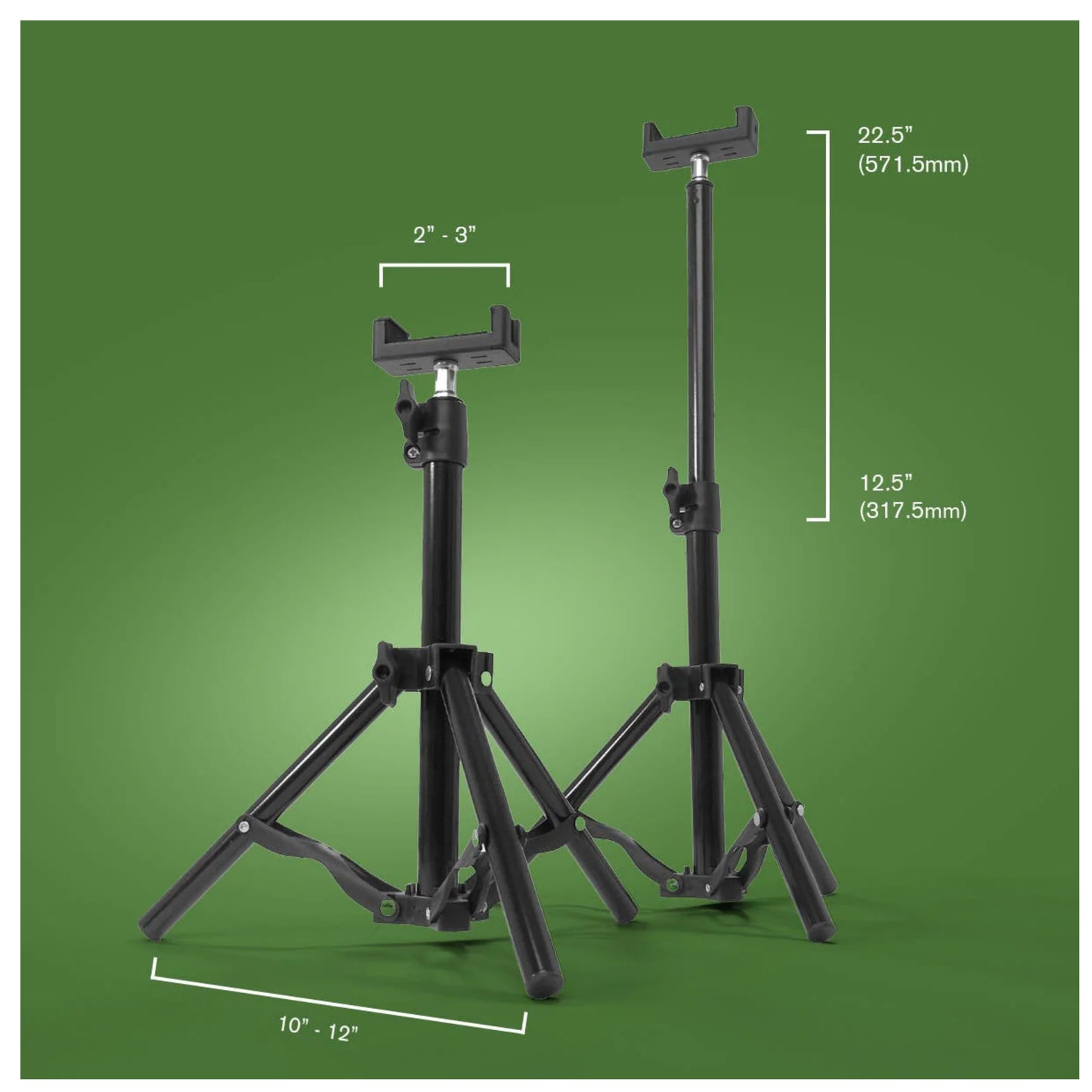 FloraFlex Under Canopy Adjustable Stands 12.5 - 22.5 dimensions