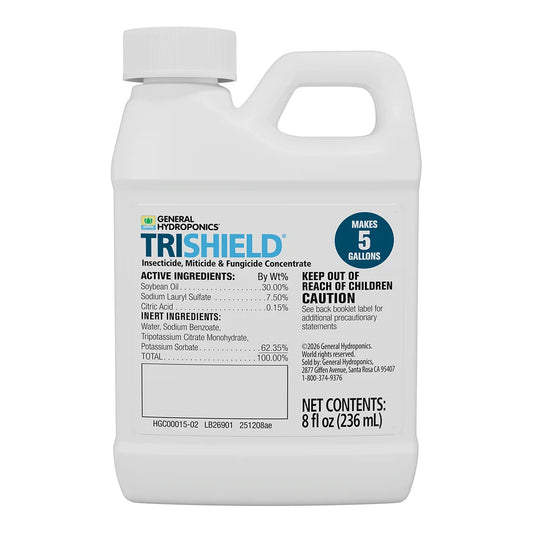 General Hydroponics TriShield 8 oz bottle, makes 5 gallons of spray