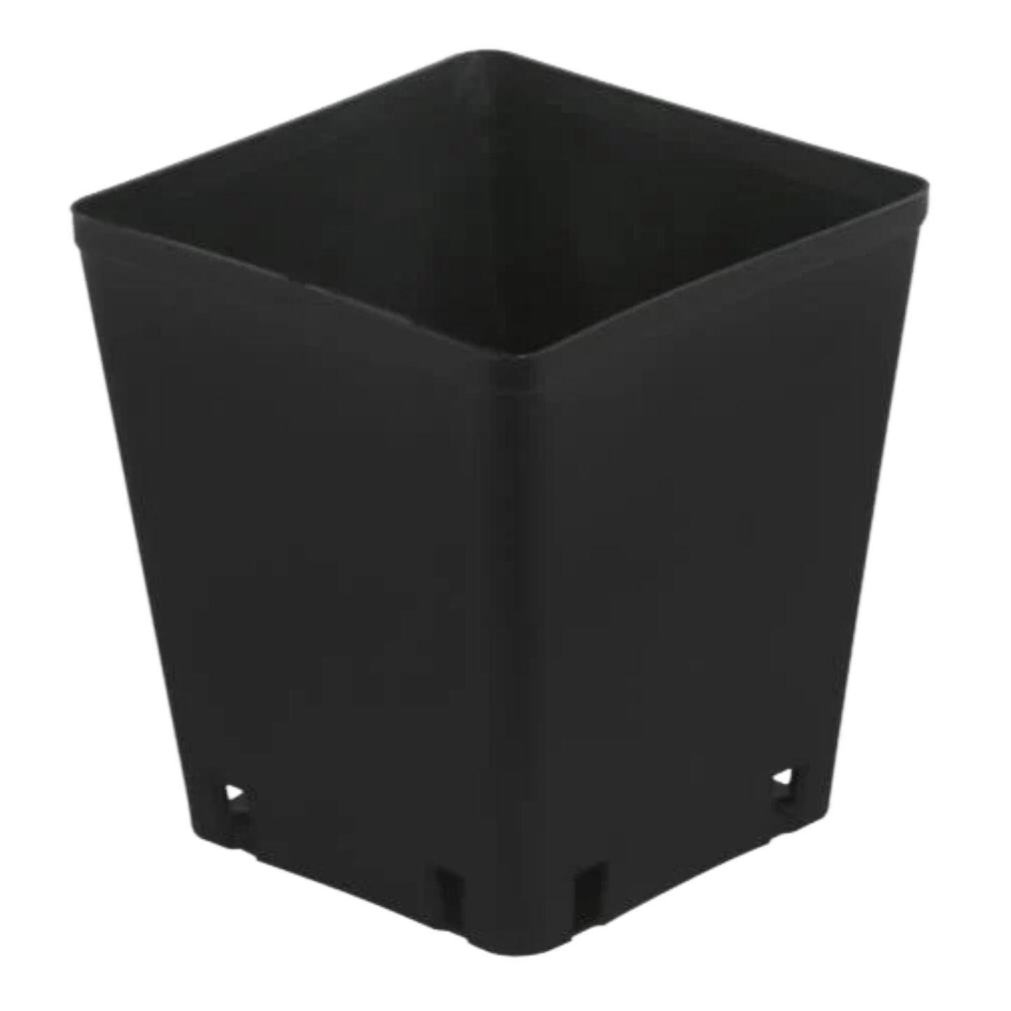 Gro Pro Black Plastic Square Pot 5 x 5 x 5.25 in