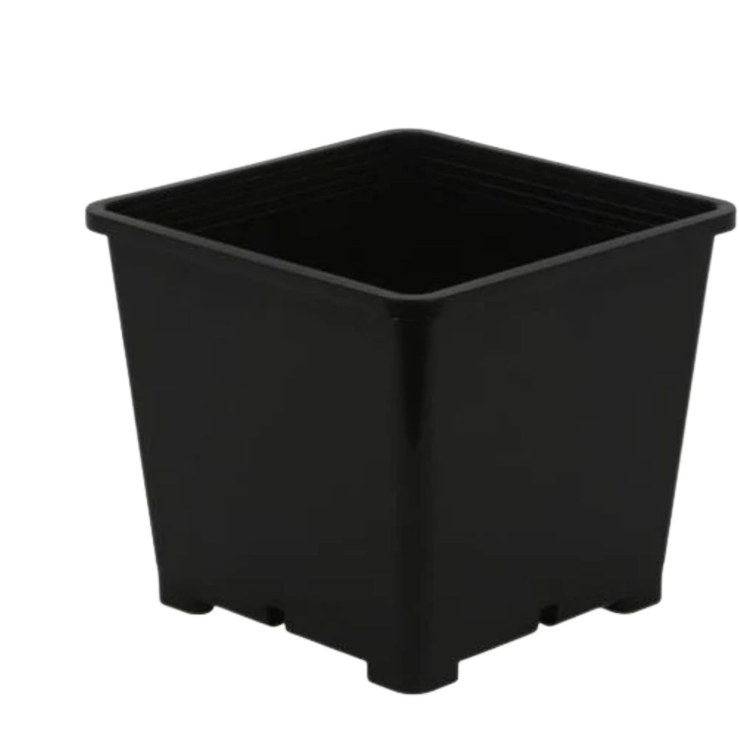 Gro Pro Black Plastic Square Pot 8 x 8 x 7.5 in