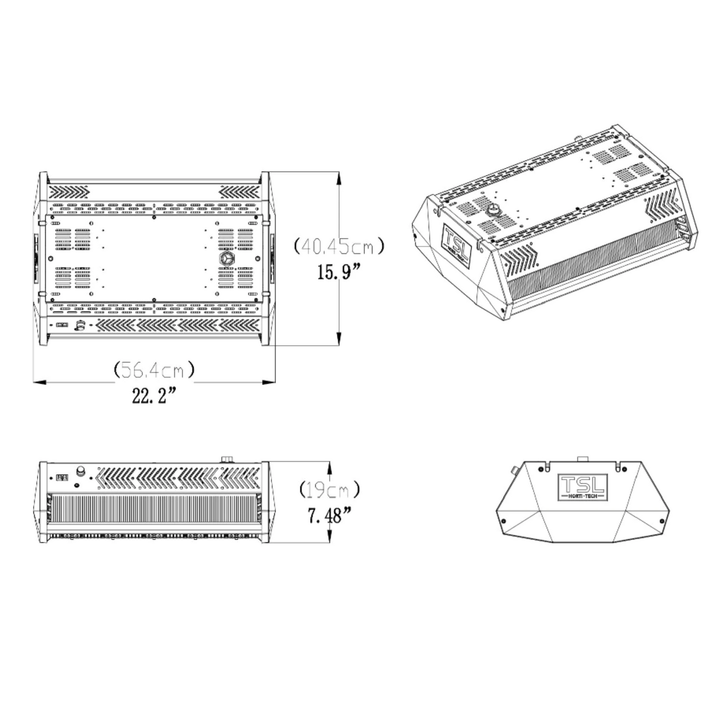 Growers Choice TSL800W dimensions