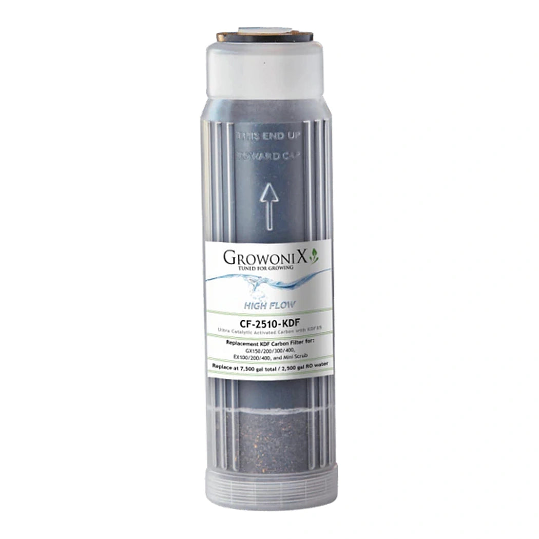 GrowoniX Premium KDF85 Catalytic Carbon Filter 2.5 x 9.75 main image