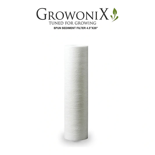 Growonix Spun Polymer Sediment Filter for EX600-T or EX1000-T or XL Scrubber SF-4520-SP dimensions