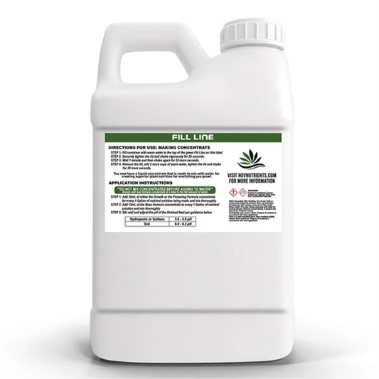 HGV Base Dry Ready To Mix Formula 2.5 Gallons back