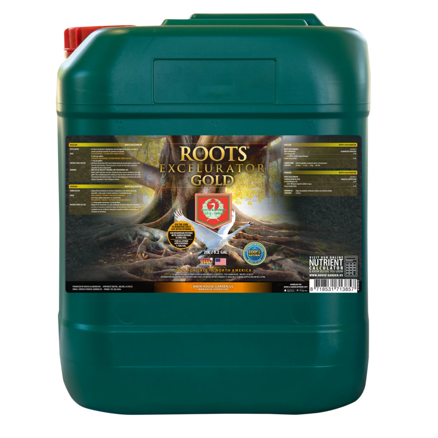 House & Garden Roots Excelurator Gold for Soils 20 liters