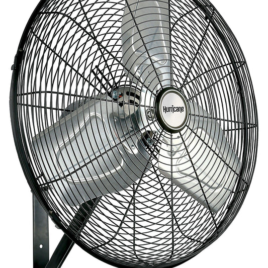 Hurricane Pro Commercial Grade Oscillating Wall Mount Fan 30 In side view