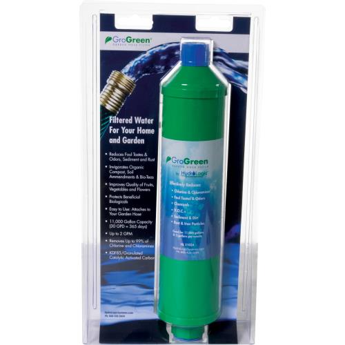 HydroLogic GroGreen Garden Hose Filter (20/cs) (360/plt) Package