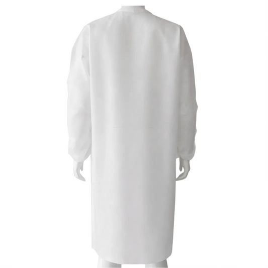 Hydrobuilder HBX Disposable Lab Coat No Pocket back view
