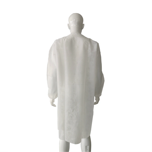 Hydrobuilder HBX Disposable Lab Coat back view