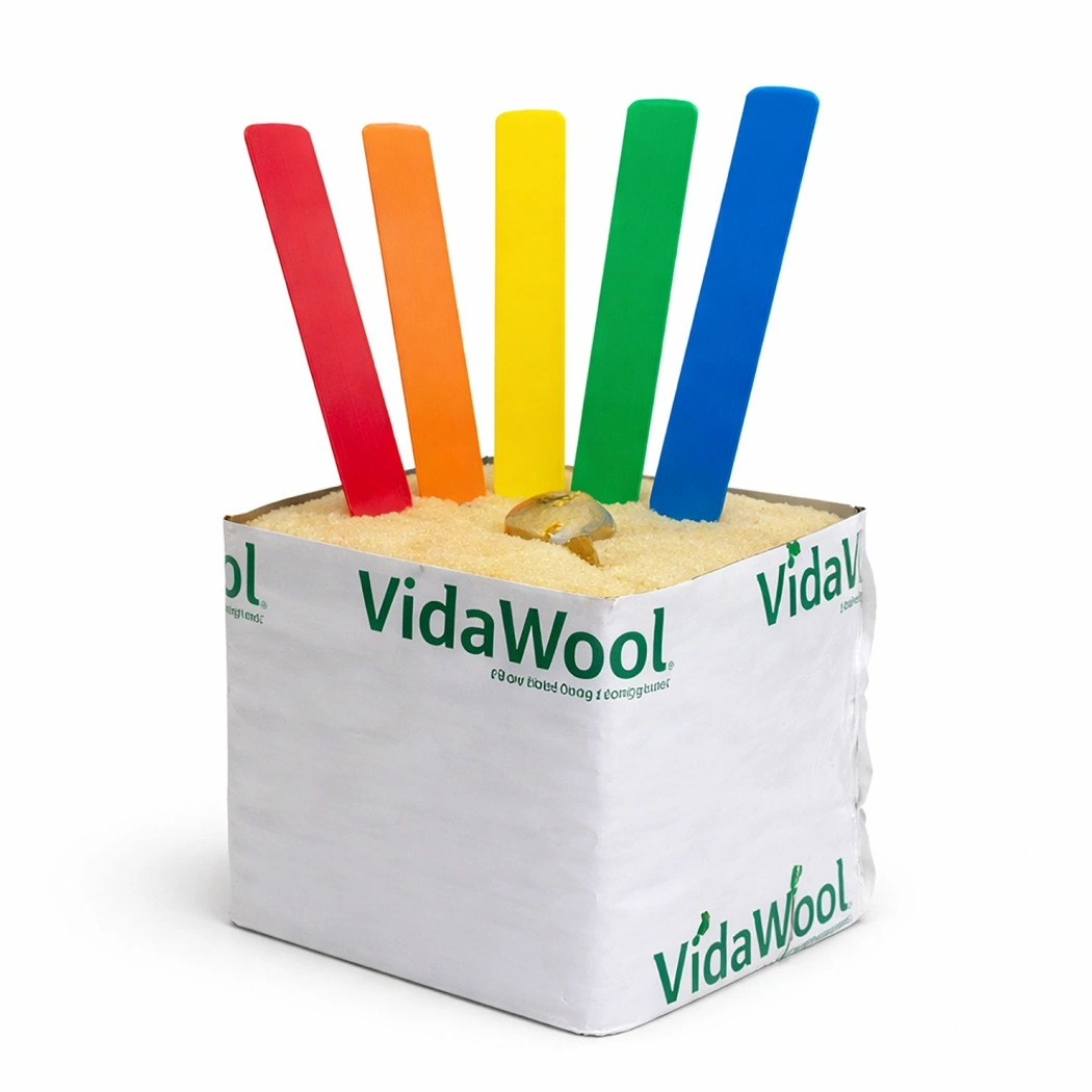 Hydrobuilder HBX Plant Labels multicolor for Commercial nurseries, Clone racks & propagation rooms, Veg and flower identification