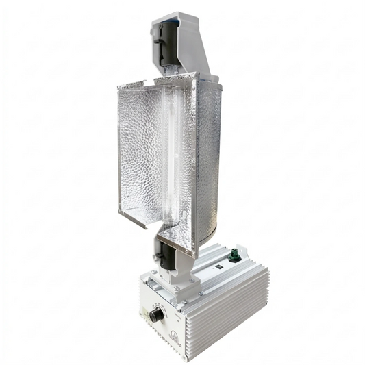 Iluminar IL DE Full Fixture 1000W 120_240V C-Series with included HPS DE Lamp side front view