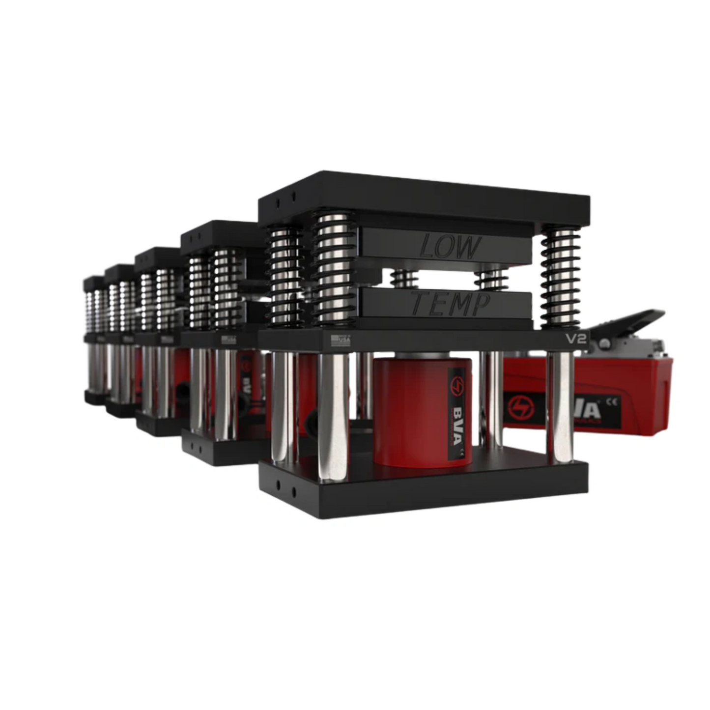 Lowtemp V2 Rosin Press Medusa System (5 Press) Black